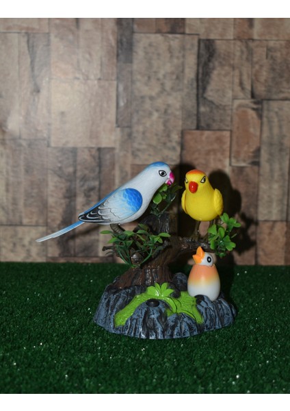 Deprem Kuşu - Hareket Algılayıcı ve Işıklı Elektronik Öten Dekoratif Kuş fiyatları