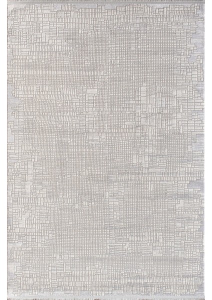 Özel Akrilik Dokuma Krem Renkli Modern Halı Pia Serisi 01117B