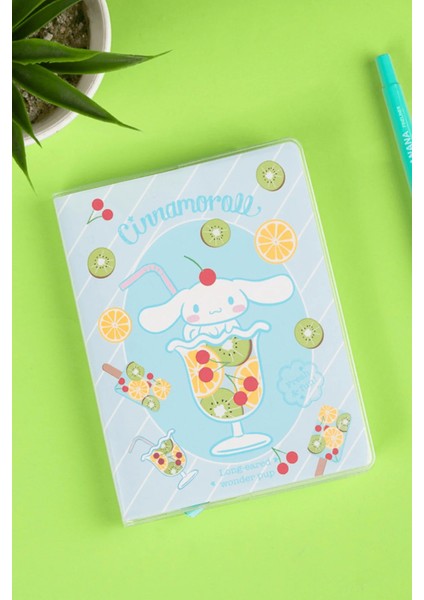 Sanrio Lisanslı Eva Kapaklı Renkli Yapraklı Defter (96 Yaprak)