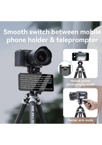 Ombra Claw Quick Release Teleprompter Carbon Fiber Tripod indirimleri