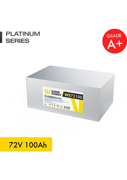72V 100Ah LiFePO4 Platinum Series Bluetooth'lu Lityum Demir Fosfat Batarya fırsatları
