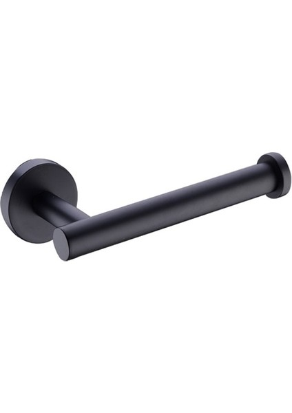 Paslanmaz Çelik Kağıt Tutucu Tuvalet / Mutfak Tutucu Sleek Sleek Mat Siyah | Banyo Donanım Setleri (Siyah) (Yurt Dışından) fiyatları