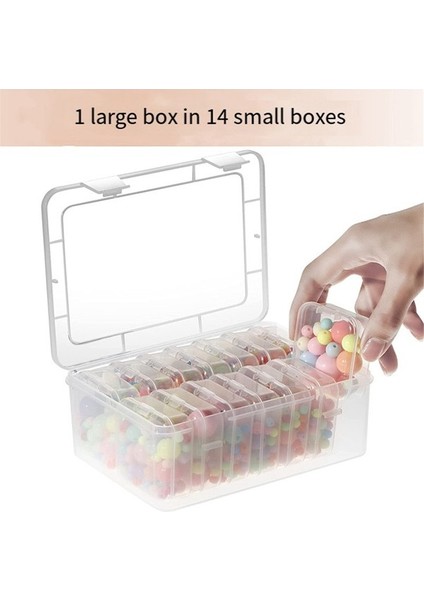 15 Adet Küçük Şeffaf Pp Boncuk Saklama Kabı ve Organizatör Şeffaf Kutular Takı Için Menteşeli Kapaklı (Yurt Dışından) fırsatları