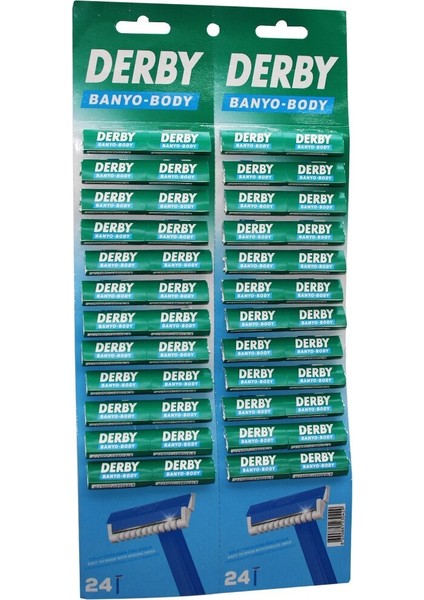 Banyo Body Tek Bıçak Kartelalı Jilet 48PCS (4764)