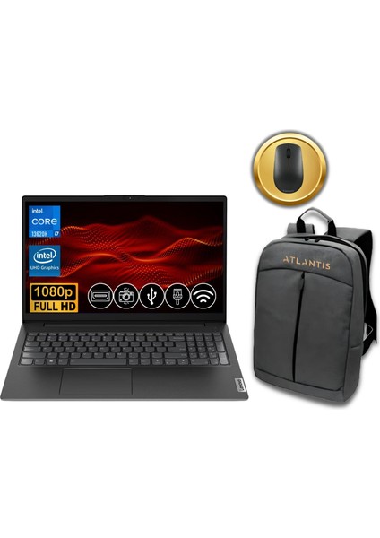 V15 I7-13620H 24GB 1tb M.2 SSD 83A100QRTR ATL55 15.6" W11PRO Notebook & Mouse+Çanta