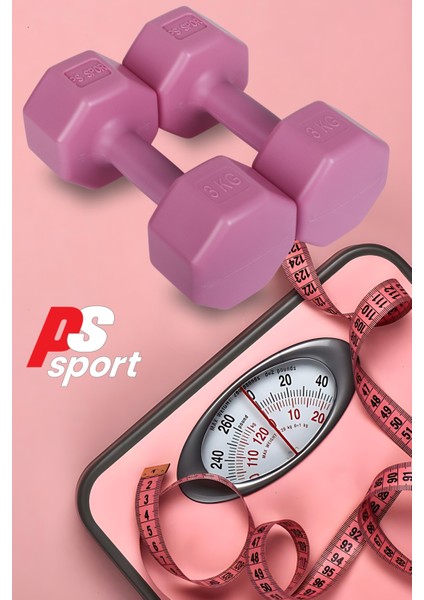 Psspor 2 Adet 3kg Pembe Renk Dambıl Seti ( 2 Adet 3kg Gönderim Yapılmaktadır) fiyatları