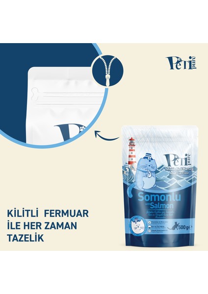 Somonlu Kuru Yetişkin Kedi Maması 500 Gr fırsatları