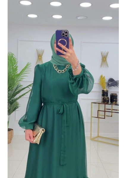 Kadın Tesettür Abiye Elbise modelleri