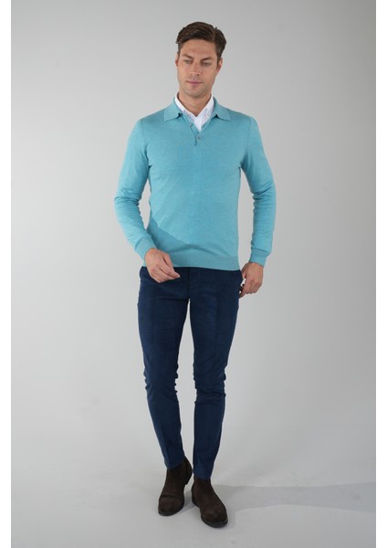 Tr 24201 Düğmeli Polo Yaka Triko Mint TR24K24201_D50 indirimleri