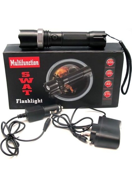 Polis El Feneri Zoomlu Selektörlü El Feneri 500 metre (3791) fiyatları