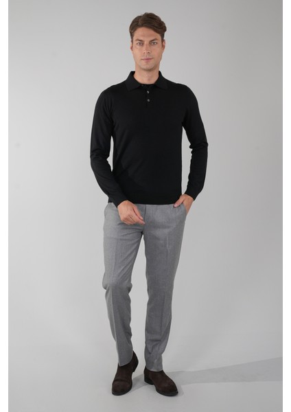 Tr 24201 Düğmeli Polo Yaka Triko Sıyah TR24K24201_D99 indirimleri