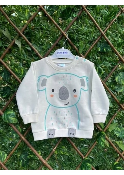 Kız Bebek Koala Desenli 2 Iplik Mevsimlik Alt & Üst Takım 18-24 Ay modelleri