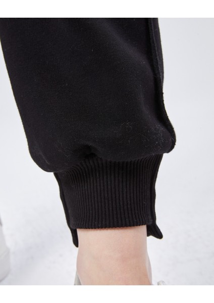 Paçası Dikiş Detaylı Şardonlu Üç Iplik Eşofman Takım