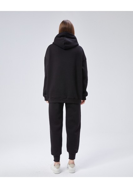 Paçası Dikiş Detaylı Şardonlu Üç Iplik Eşofman Takım