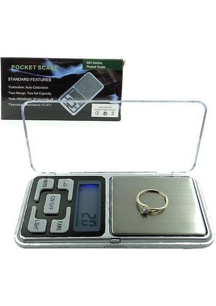 Dijital Hassas Elektronik Kuyumcu Cep Terazisi Tartı 200 gr 0.01 gr (3791) fırsatları