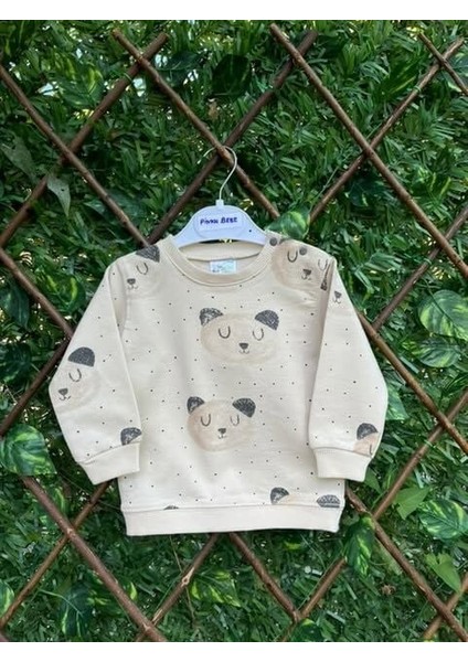 Erkek Bebek Ayıcık Desenli 2 Iplik Mevsimlik Alt&üst Takım 9-12 Ay modelleri