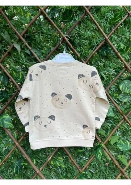 Erkek Bebek Ayıcık Desenli 2 Iplik Mevsimlik Alt&üst Takım 9-12 Ay fırsatları