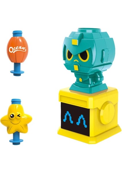 Balon Uçan Astronot ve Havalı Manuel Pompalı Balon Araba Eğitici Oyuncak Seti Uzay Seti Montessori