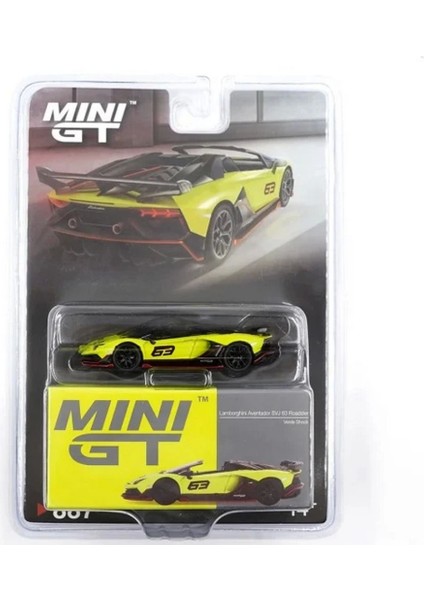 Nessiworld Mini Gt 1/64 Lamborghini Aventador Svj 63 Roadster Verde Shock - Blister Paket fiyatları