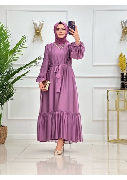 Kadın Tesettür Abiye Elbise