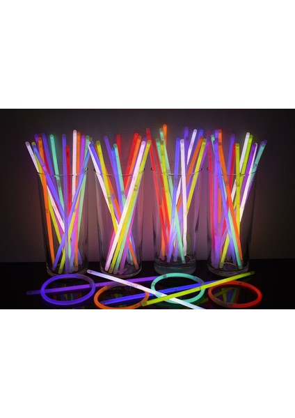 Glow Fosforlu Neon Bileklik 50 Adet (3791) indirimleri