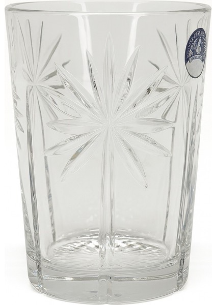 El Yapımı Kristal Sürahi ve 6'lı Bardak Seti - Vego (Sürahi 27,5 cm / Bardak 9,5 Cm) indirimleri