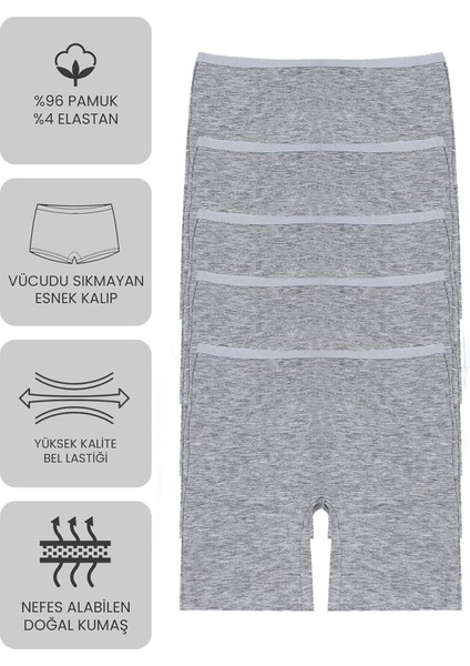 Premium 5’li Kız Çocuk Boxer - Hediye Kutulu, Pamuklu Kumaş, Ultra Yumuşak, Esnek Kalıp, Etiketsiz Tasarım, Kaliteli Ince Bel Lastik Tayt fiyatları