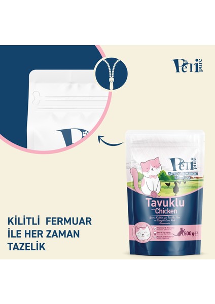 Tavuklu Kuru Yavru Kedi Maması 500 gr fırsatları