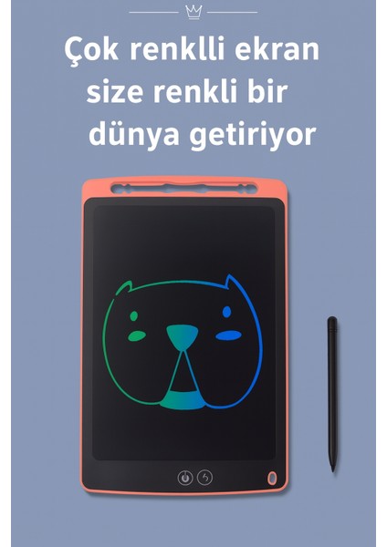 8,5 Inç Akıllı LCD Yazı Tableti – Çocuklar Için Dijital Çizim & Öğrenme Tableti, Grafik Pad Oyuncak