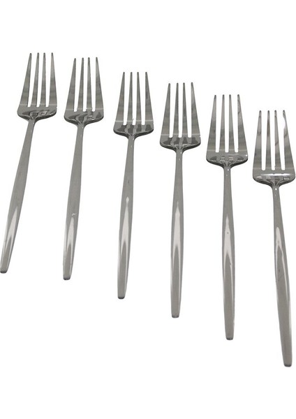 6pcs Metal Yemek Çatal (4764)