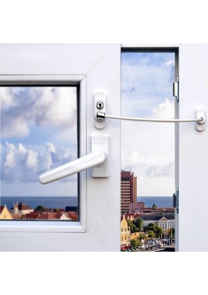 Anahtarlı Halatlı Pvc Kapı Pencere Emniyet Kilidi (3791) fırsatları