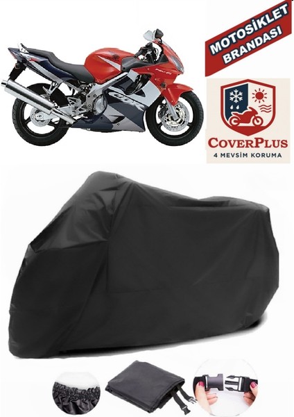 Honda Cbr 600 F Branda Siyah Motosiket Brandası Motor Örtüsü Çadır Su Geçirmez Motosiklet Kılıfı Motor Brandası,lastikli,taşıma Torbalı