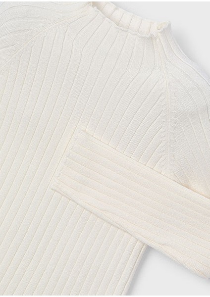 Ekru Kız Çocuk Balıkçı Yaka Kazak 4001 fırsatları