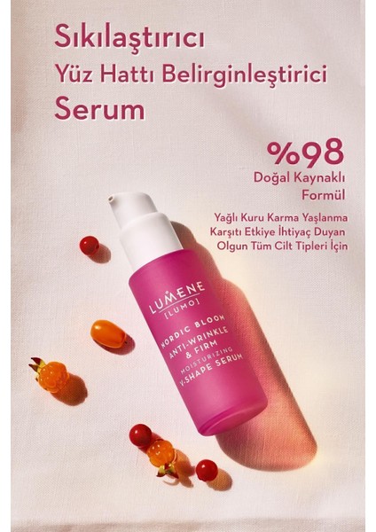Anti-Wrinkle & Firm Moisturizing V-Shape Serum - Sıkılaştırıcı & Yüz Ovali Şekillendirici Gençlik Serumu 30ML indirimleri