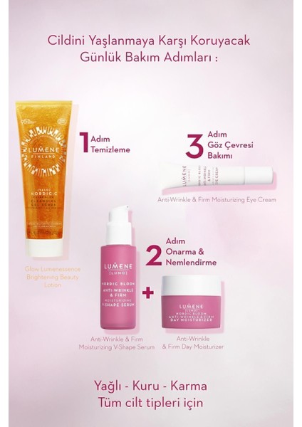 Anti-Wrinkle & Firm Moisturizing V-Shape Serum - Sıkılaştırıcı & Yüz Ovali Şekillendirici Gençlik Serumu 30ML