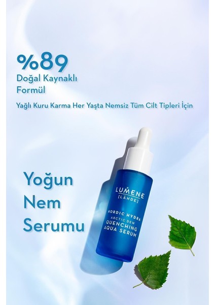 Arctic Dew Quenching Aqua Serum - Kutup Kaynak Suyu Içeren Nem Serumu 30ML modelleri