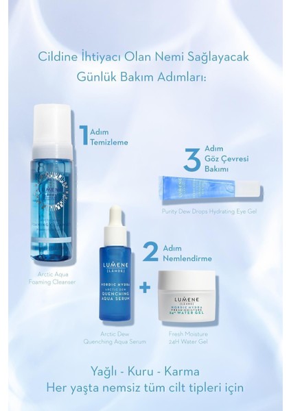 Arctic Dew Quenching Aqua Serum - Kutup Kaynak Suyu Içeren Nem Serumu 30ML