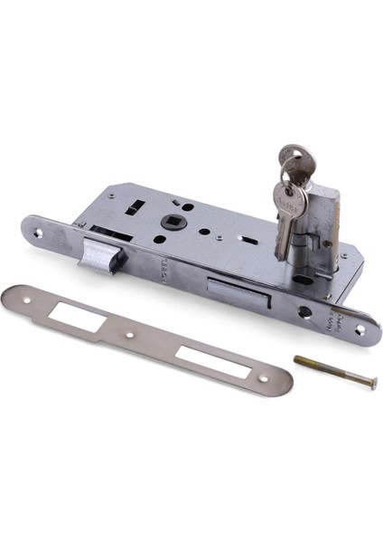 Yale Dış Kapı Kilidi Oda Kapısı Barelli Silindirli 40X23 mm 3 Anahtarlı Dayanıklı Oval Gömme Kilit fiyatları