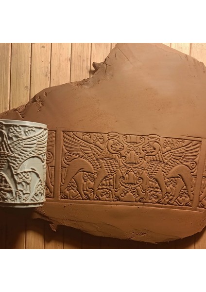 6 cm Asur Koç Başlı Sfenks Desen Oklavası Desen Rulosu Seramik & Polimer Kil Için Uyumlu- Asurkoç fiyatları