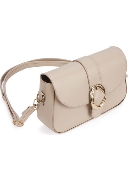 Toka Detaylı Kapaklı Günlük Kadın Omuz Çantası