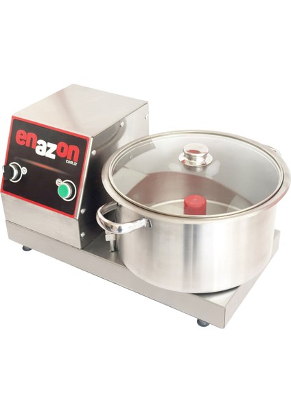 Büyük Boy 4 Bıçaklı Humus Yapma Humus Hazırlama Makinası Nohut Ezme Makinası 8 Litre