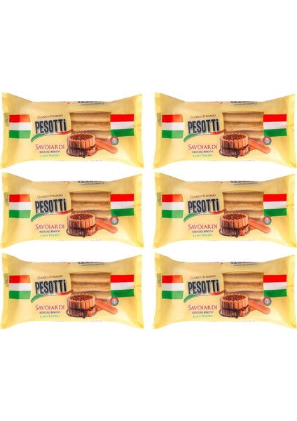 Kedi Dili Bisküvi 200 gr x 6 Adet