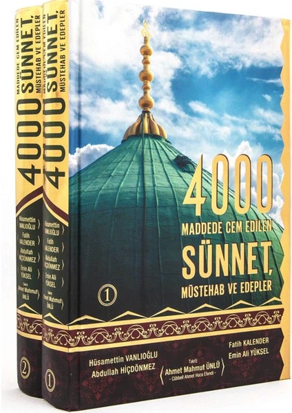 4000 Maddede Cem Edilen Sünnet Müstehap ve Edepler 1-2 (2 Kitap Set)