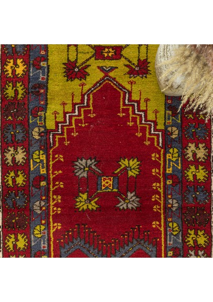 Kuzca El Dokuma Yün Köy Halı 125X195 cm modelleri