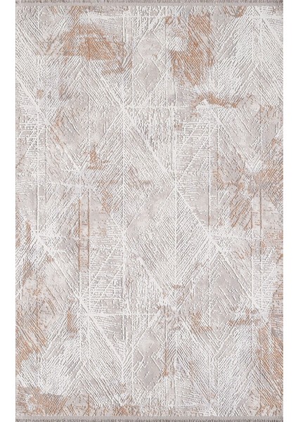 Özel Akrilik Dokuma Krem Renkli Modern Halı Artex Serisi 02509B