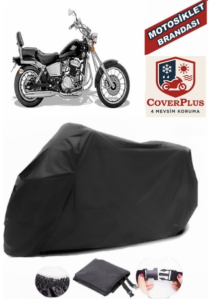 Regal Raptor Dd 150E-2F Branda Siyah Motosiket Brandası Motor Örtüsü Çadır Su Geçirmez Motosiklet Kılıfı Motor Brandası,lastikli,taşıma Torbalı