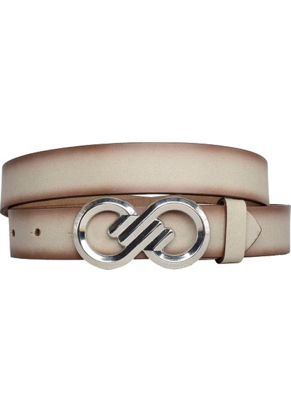 %100 Hakiki Deri, Gümüş Tokalı 3 cm Vizon Kadın Kemeri; Elbise, Pantolon Kemeri=3cm-Kdn-44 indirimleri