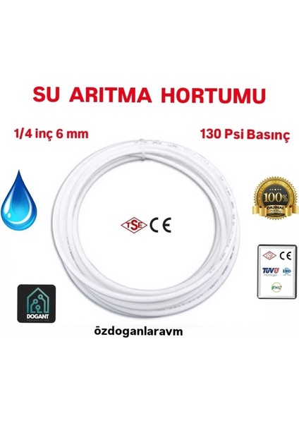 Su Arıtma Cıhazı Hortumu 5 Metre fiyatları