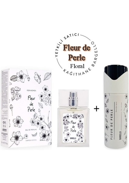 Fleur De Perle + Fleur De Perler Deodorant Kadın Edp Floral 50 ml -Mnmsfpdeo