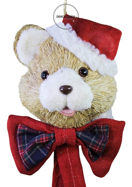Yılbaşı Kapı Süsü Büyük Ayıcık Teddy Bear Kırmızı 60 cm fiyatları